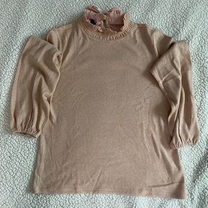 Talbots Tie Back Smock Top